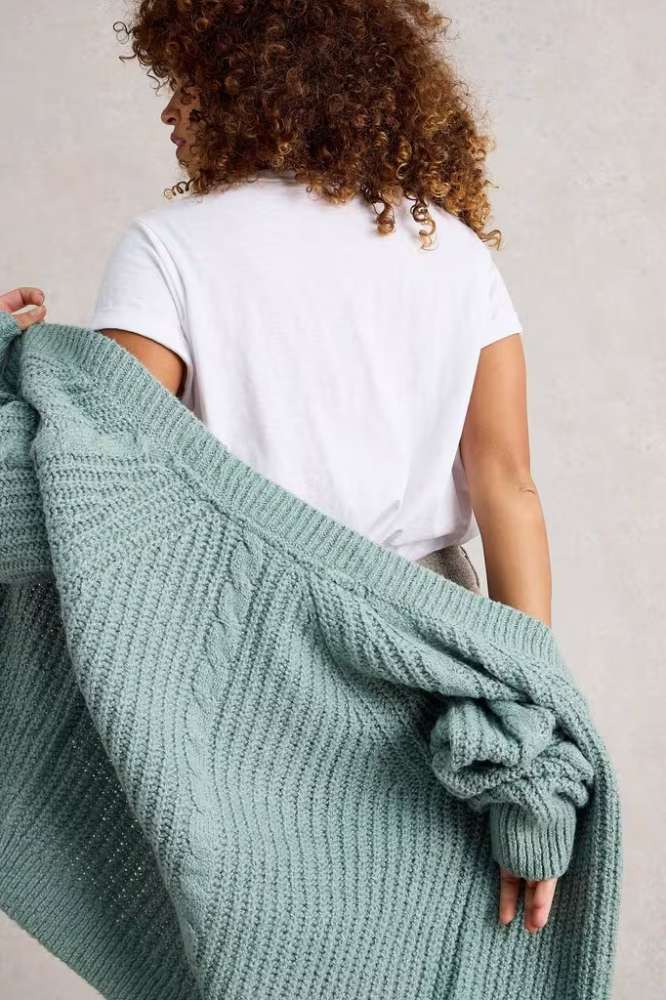 White Stuff Sally Slub Cardigan - La Vie en Rose Damesmode