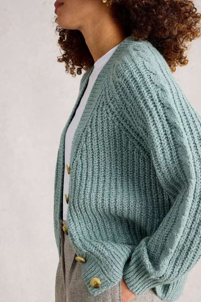 White Stuff Sally Slub Cardigan - La Vie en Rose Damesmode