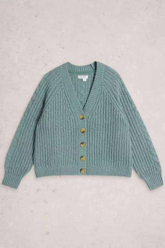 White Stuff Sally Slub Cardigan - La Vie en Rose Damesmode