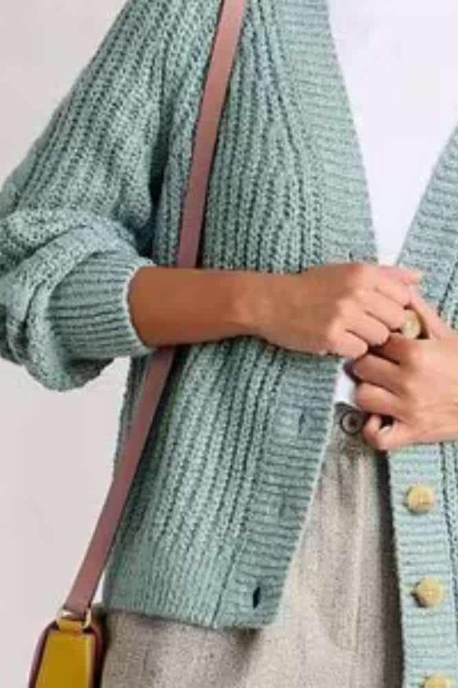 White Stuff Sally Slub Cardigan - La Vie en Rose Damesmode