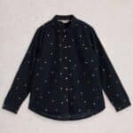 White Stuff Sophie Cord Shirt Navy Multi- La Vie en Rose Damesmode