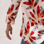 White Stuff Sophie Organic Cotton Shirt Ivory Print - La Vie en Rose Damesmode