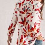 White Stuff Sophie Organic Cotton Shirt Ivory Print - La Vie en Rose Damesmode