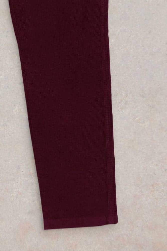 White Stuff Twister Cord Trousers Dark Plum - La Vie en Rose Damesmode