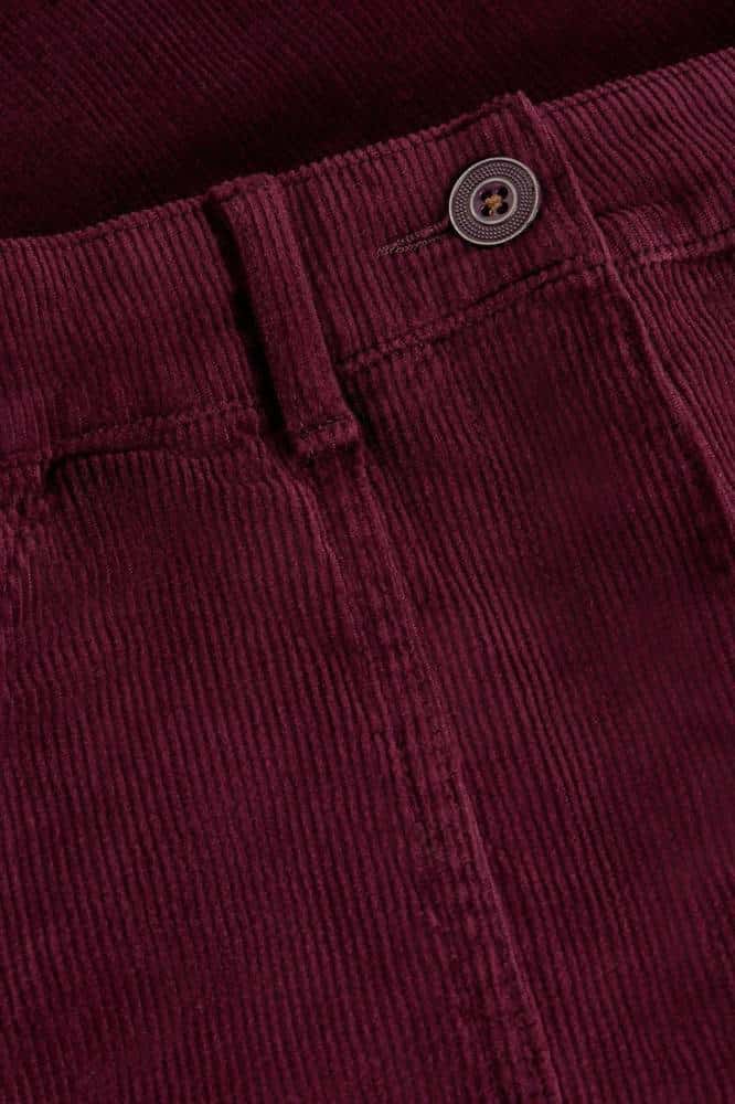 White Stuff Twister Cord Trousers Dark Plum - La Vie en Rose Damesmode