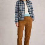 White Stuff Twister Cord Trousers Dark Tan - La Vie en Rose Damesmode