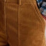 White Stuff Twister Cord Trousers Dark Tan - La Vie en Rose Damesmode