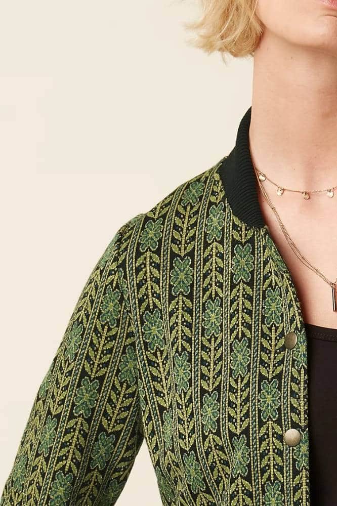 King Louie Cleo Jacket Dumas Spruced Green - La Vie en Rose Damesmode