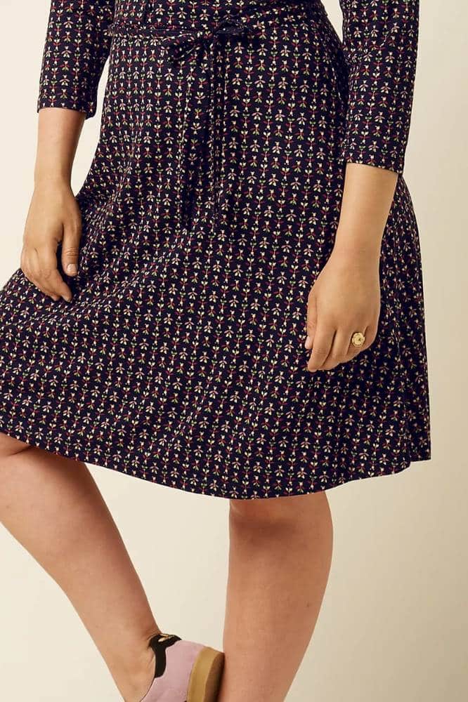 King Louie Emmy Dress Jangle Black - La Vie en Rose Damesmode (1)