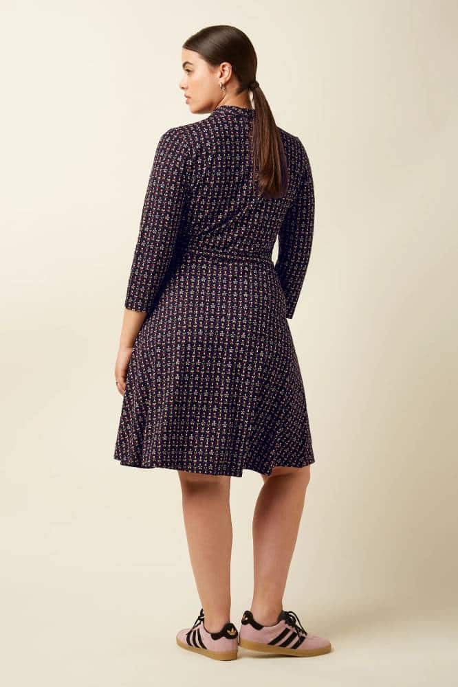 King Louie Emmy Dress Jangle Black - La Vie en Rose Damesmode (1)