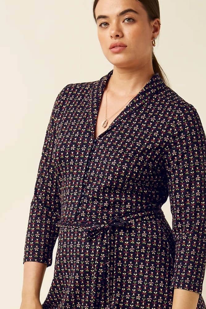 King Louie Emmy Dress Jangle Black - La Vie en Rose Damesmode (1)