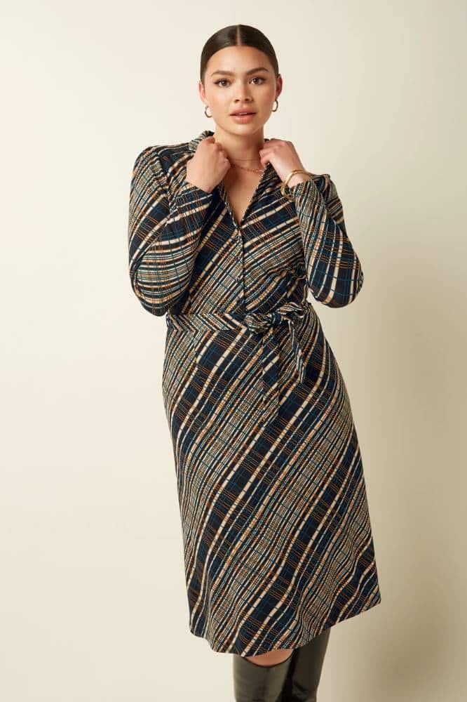 King Louie Lola Dress Chime - La Vie en Rose Damesmode