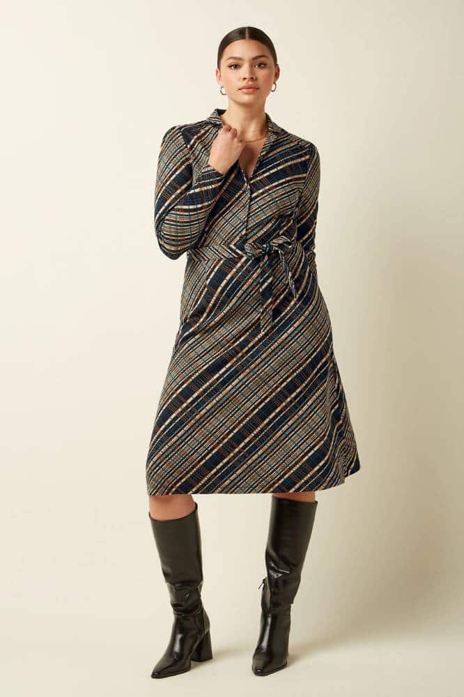 King Louie Lola Dress Chime - La Vie en Rose Damesmode