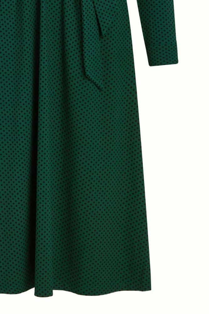 King Louie Lola Dress Piper Botanical Green - La Vie en Rose Damesmode