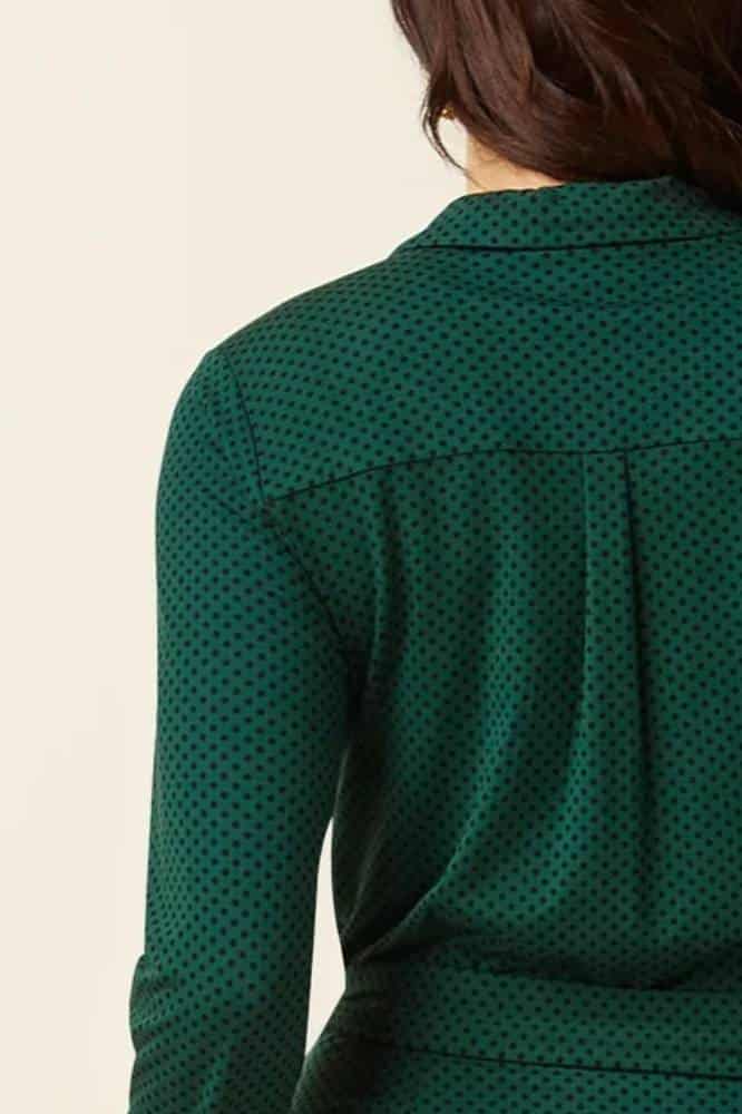 King Louie Lola Dress Piper Botanical Green - La Vie en Rose Damesmode