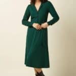 King Louie Lola Dress Piper Botanical Green - La Vie en Rose Damesmode