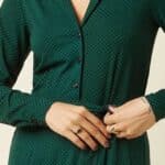 King Louie Lola Dress Piper Botanical Green - La Vie en Rose Damesmode