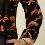 King Louie Maisie Blouse Neve Black - La Vie en Rose Damesmode