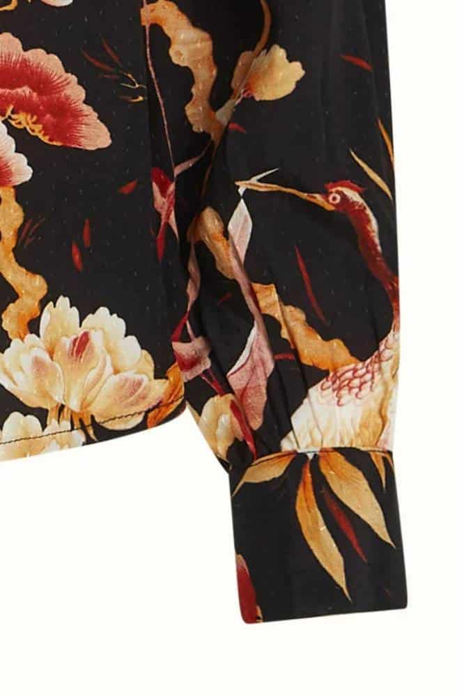 King Louie Maisie Blouse Neve Black - La Vie en Rose Damesmode