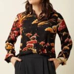 King Louie Maisie Blouse Neve Black - La Vie en Rose Damesmode