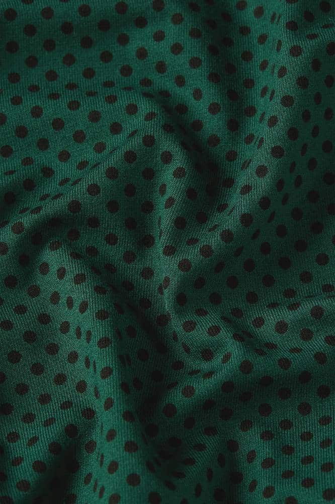 King Louie Maisie Blouse Piper Botanical Green - La Vie en Rose Damesmode