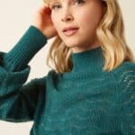 King Louie Michelle Top Giselle Spruced Green - La Vie en Rose Damesmode