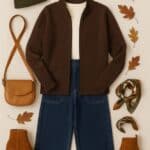 Roosenstein Wolke Fenna Rib Vest Brown - La Vie en Rose Damesmode