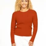 Roosenstein Wolke Liv Merino Rib Trui Rusty - La Vie en Rose Damesmode