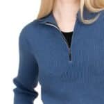 Roosenstein Wolke Robin Merino Rip Half Zip Jeans - La Vie en Rose Damesmode