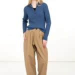 Roosenstein Wolke Robin Merino Rip Half Zip Jeans - La Vie en Rose Damesmode