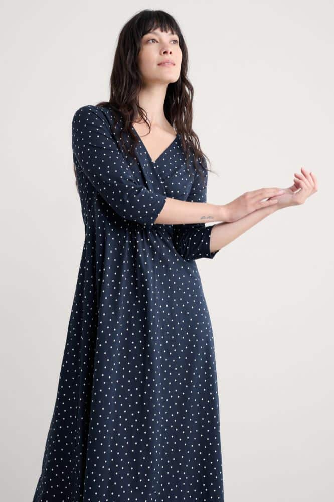 Seasalt Cornwall Chapelle Dress Rustic Spot Maritime - La Vie en Rose Damesmode