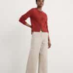 Seasalt Cornwall Dawson Pick Cardigan Merino Red Sail - La Vie en Rose Damesmode