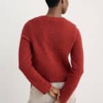 Seasalt Cornwall Dawson Pick Cardigan Merino Red Sail - La Vie en Rose Damesmode
