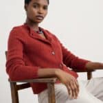 Seasalt Cornwall Dawson Pick Cardigan Merino Red Sail - La Vie en Rose Damesmode