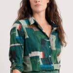 Seasalt Cornwall Larissa Shirt Aerial Field Coppice - La Vie en Rose Damesmode