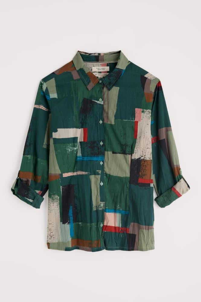 Seasalt Cornwall Larissa Shirt Aerial Field Coppice - La Vie en Rose Damesmode