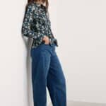 Seasalt Cornwall Larissa Shirt Swooping Birds Onyx- La Vie en Rose Damesmode