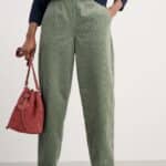 Seasalt Cornwall Trethornes Trouser Dusky Green - La Vie en Rose Damesmode