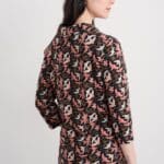 Seasalt Cornwall Wavecrest Jersey Shirt (GOTS) Swooping Birds Onyx - La Vie en Rose Damesmode