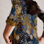 White Stuff Annie Jersey Shirt Chartreuse Multi - 2- La Vie en Rose Damesmode