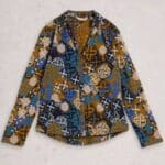 White Stuff Annie Jersey Shirt Chartreuse Multi - 2- La Vie en Rose Damesmode