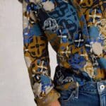 White Stuff Annie Jersey Shirt Chartreuse Multi - 2- La Vie en Rose Damesmode