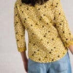 White Stuff Annie Jersey Shirt Chartreuse Multi - La Vie en Rose Damesmode