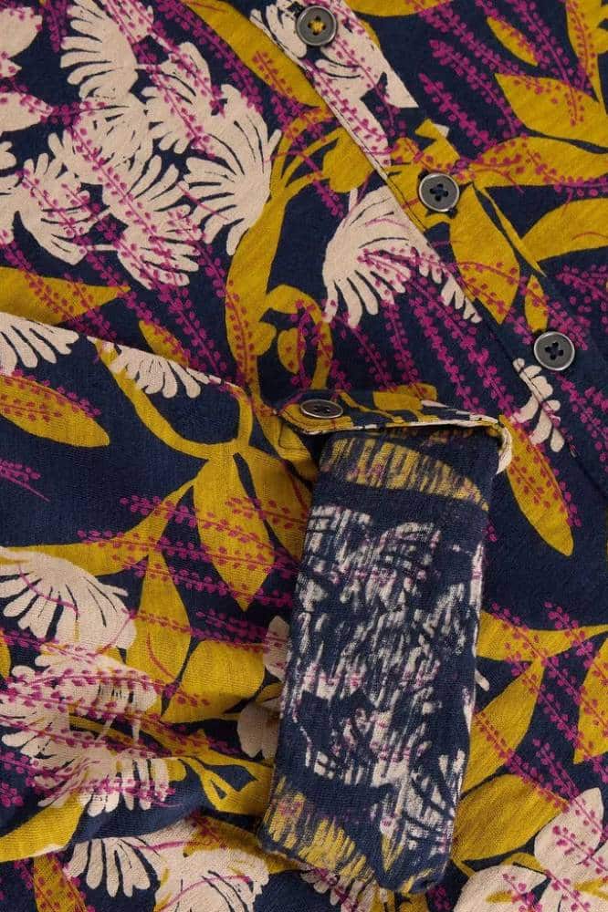 White Stuff Annie Jersey Shirt Navy Multi - La Vie en Rose Damesmode