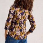 White Stuff Annie Jersey Shirt Navy Multi - La Vie en Rose Damesmode