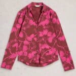 White Stuff Annie Jersey Shirt Plum Print - La Vie en Rose Damesmode