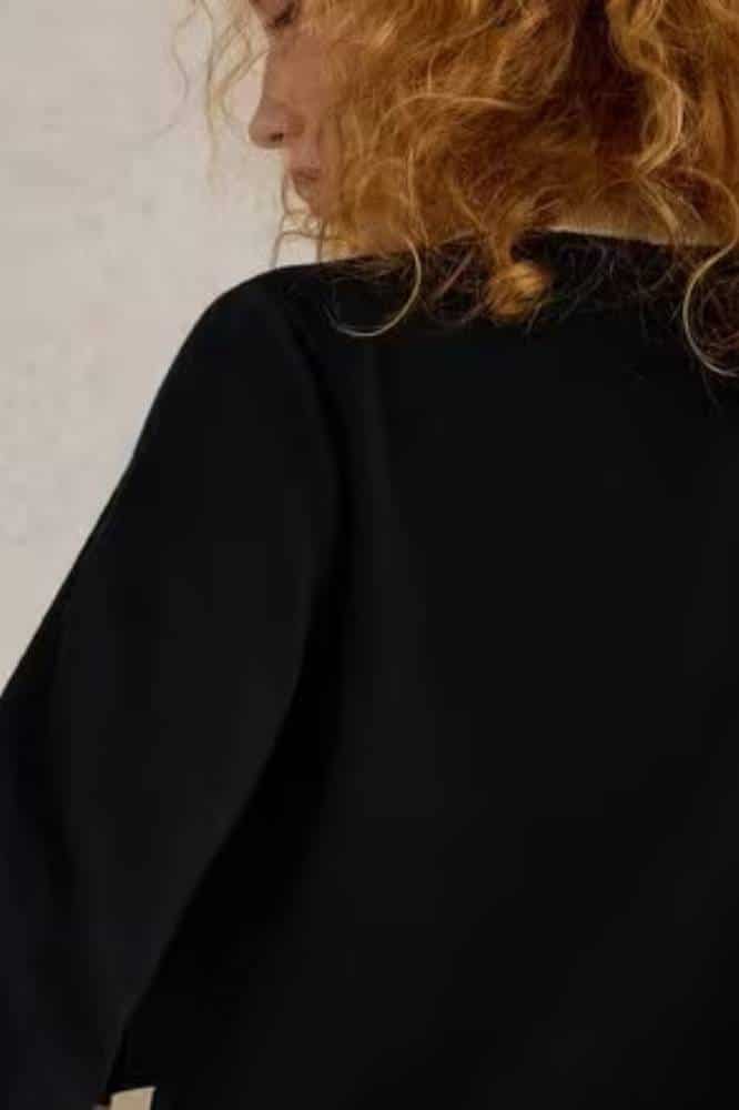 White Stuff Charlotte Cardi Black Multi - La Vie en Rose Damesmode