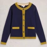 White Stuff Charlotte Cardi Dark Navy - La Vie en Rose Damesmode