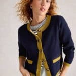 White Stuff Charlotte Cardi Dark Navy - La Vie en Rose Damesmode