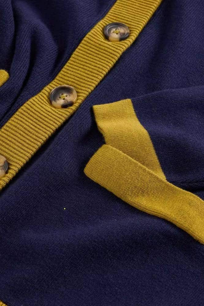 White Stuff Charlotte Cardi Dark Navy - La Vie en Rose Damesmode